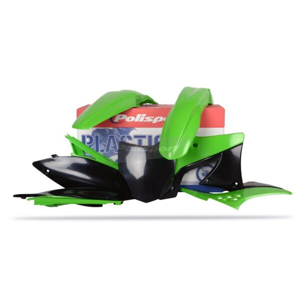 #Polisport Plastic Kit KX250F 09-12 Green05 (OEM 10/11)