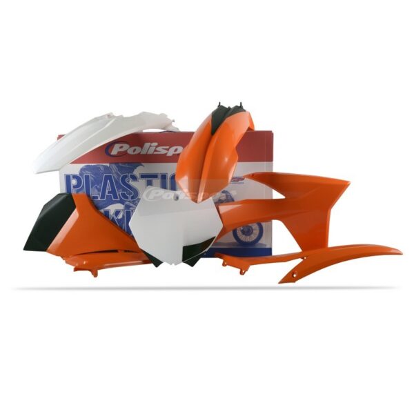 Polisport Plastic Kit fits for SX 12 SXF 11-12 OR/WH