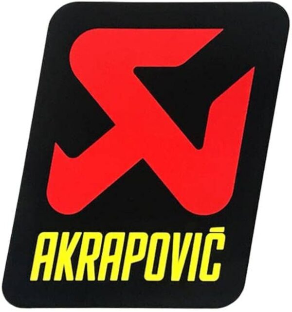 Akrapovic Sticker outside