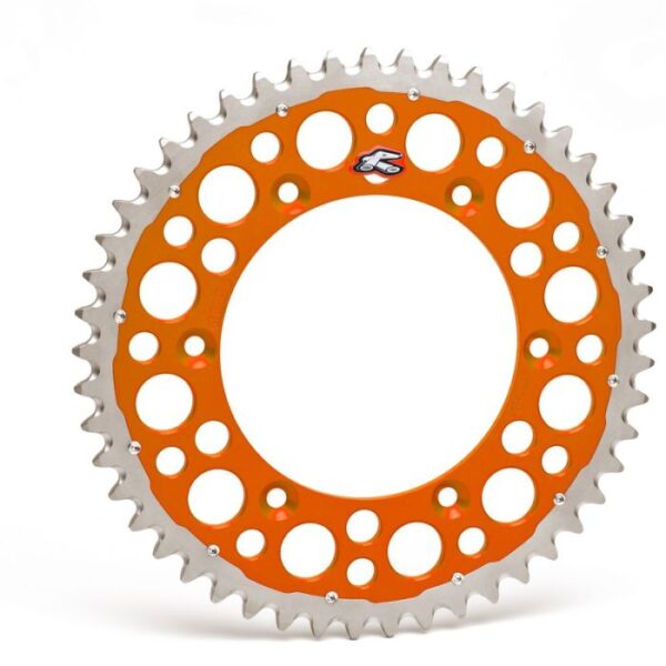 Renthal Rear Sprocket Twinring SX+F 90-..HVA 14 Orange