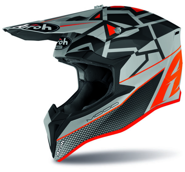 Airoh Helmet Wraap Youth Mood Orange Matt