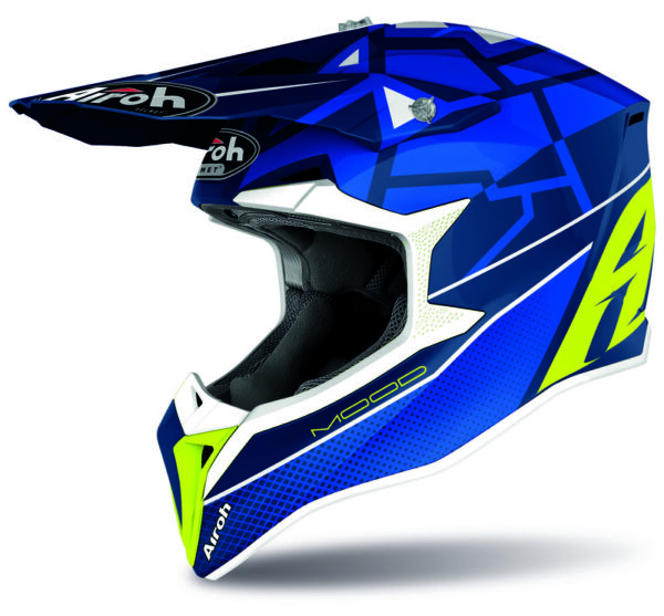 Airoh Helmet Wraap Youth Mood blue gloss