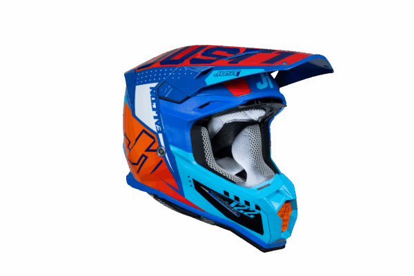 Just1 Helmet J-22 F Junior Falcon Orange/Blue