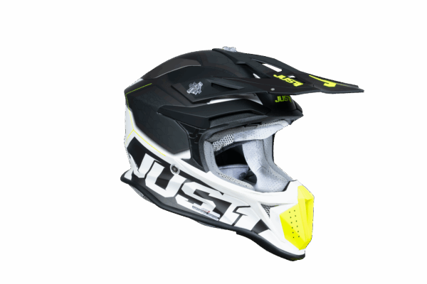 Just1 Helmet J-18 F Hexa Fluo Yellow/Black/White
