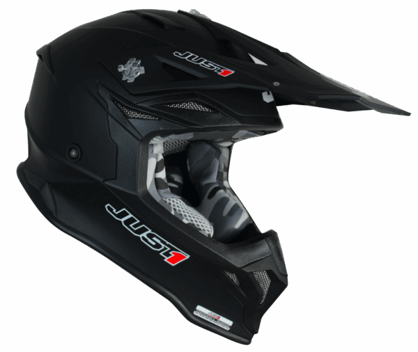 Just1 Helmet J-39 Solid Black Matt
