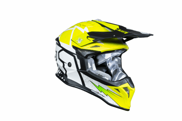 Just1 Helmet J-39 Poseidon Fluo Yellow/Black/White