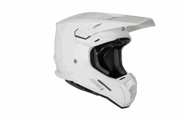 Just1 Helmet J-22 F Solid White Gloss
