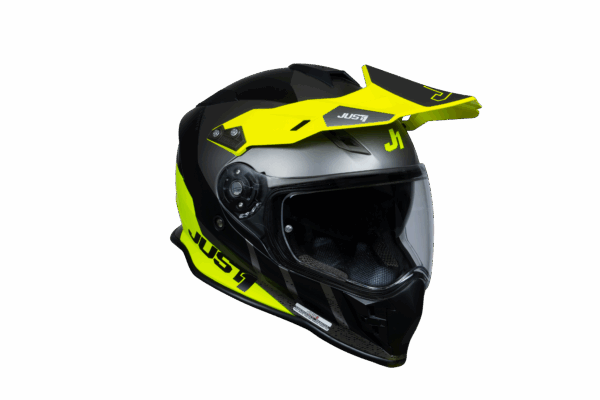 Just1 Helmet J-34 Pro Outerspace White/Fluo Yellow/Black