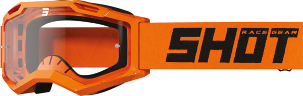 SHOT Goggles Assault 2.0 Solid Neon Orange Glossy