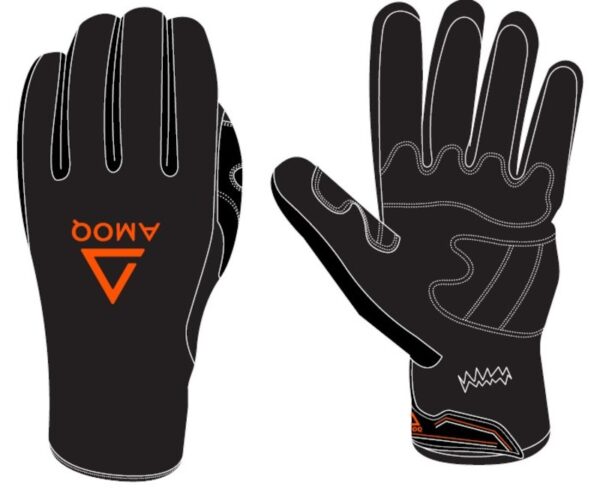 Amoq Neoprene Gloves Black/Orange