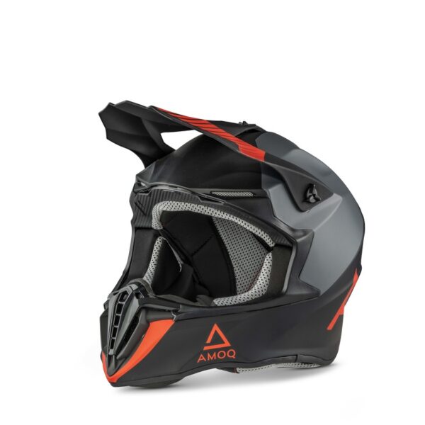 Amoq Airframe Helmet Black/Grey/Red