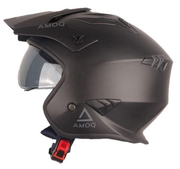 Amoq Blister Jet Helmet Black - L
