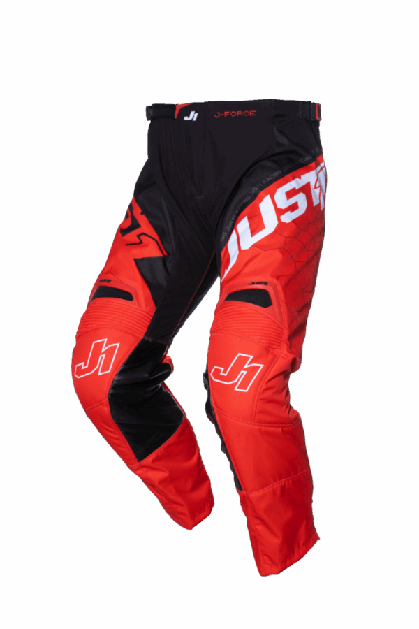 Just1 Pants J-FORCE HEXA Red/Black/White
