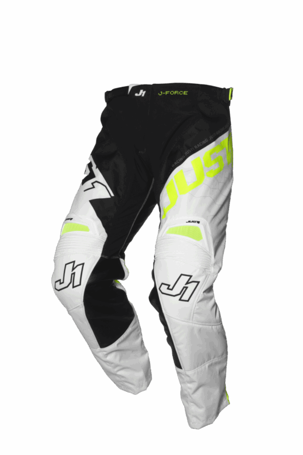 Just1 Pants J-FORCE HEXA Black/White/Fluo Yellow