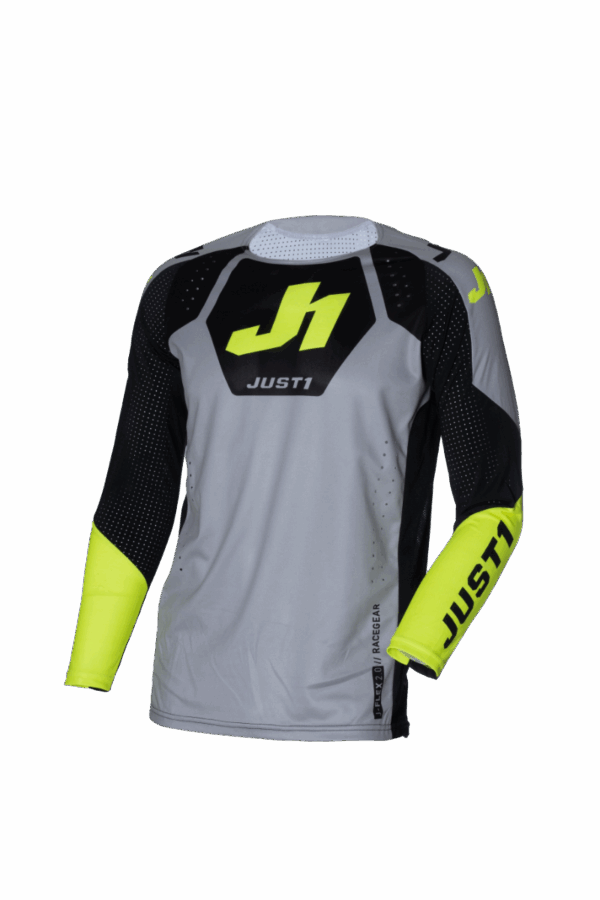 Just1 Jersey J-FLEX 2.0 DISTRICT Grey/Fluo Yellow/Black