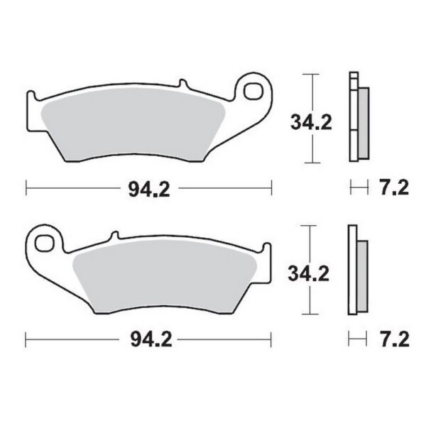 MMT Nitro Brake P. Fr. YZ+F98-07 CR+F95-.. KX+F94-.. RM+Z96-
