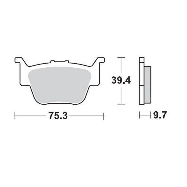 MMT Brake Pad TRX450R 04-13
