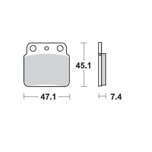 MMT Nitro Brake Pad Rear LT400Z/LTR450