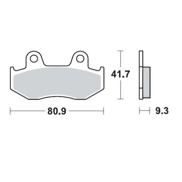 MMT Brake Pad Rear YFZ450 06-..