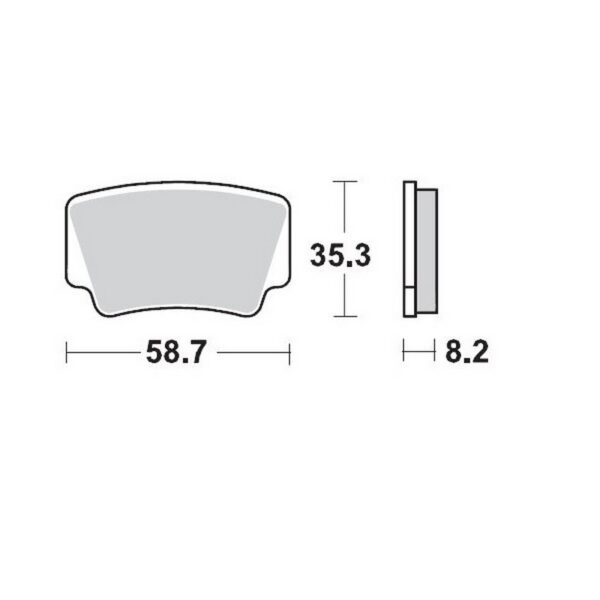 MMT Nitro Brake Pad R. fits for KTM XC450-525