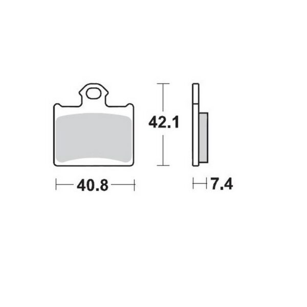 MMT Brake Pad R. fits for KTM SX85 11-20 TC85 14-20