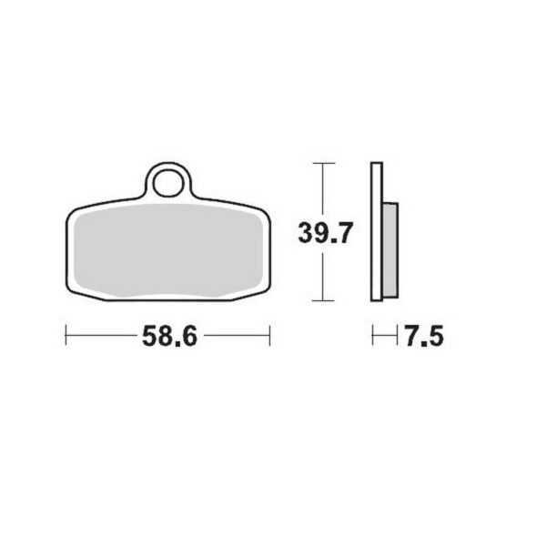 MMT Brake Pad F. fits for KTM SX85 12-.. TC85 14-.. 14