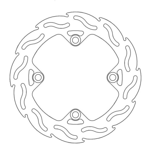 MMT Brake Disc Rear Flame XR250/600/650 91-.. LTZ400 02-13