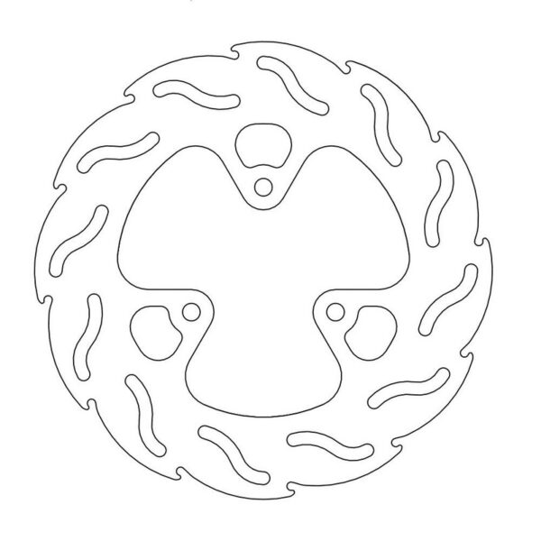MMT Brake Disc Rear Flame ATV Honda - 220MM