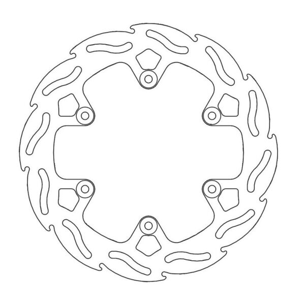 MMT Brake Disc Rear Flame GasGas 95-.. 220MM