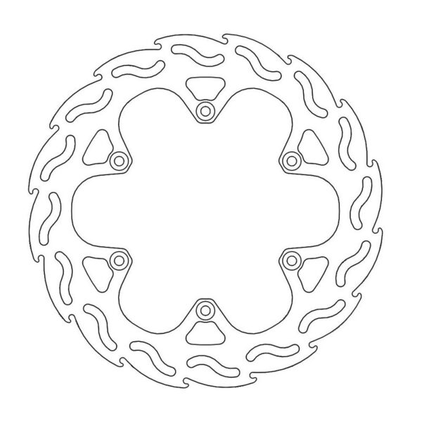 MMT Brake Disc Rear Flame RM125/250 99-05 - 240MM
