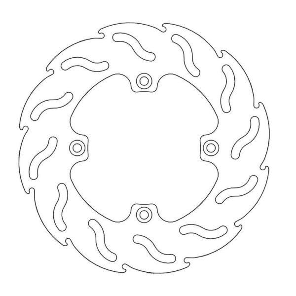 MMT Brake Disc Rear Flame YZ80/85 93-.. YZ65 18-.. - 190MM
