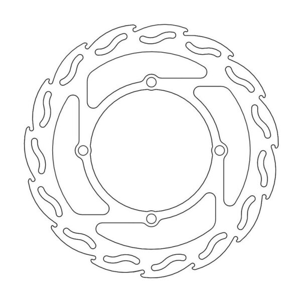 MMT Brake Disc Front Flame RMZ250 07-18 RMZ450 05-17 - 250MM