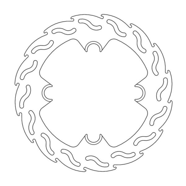 MMT Brake Disc R. Flame fits for HVA 06-10 - 240mm