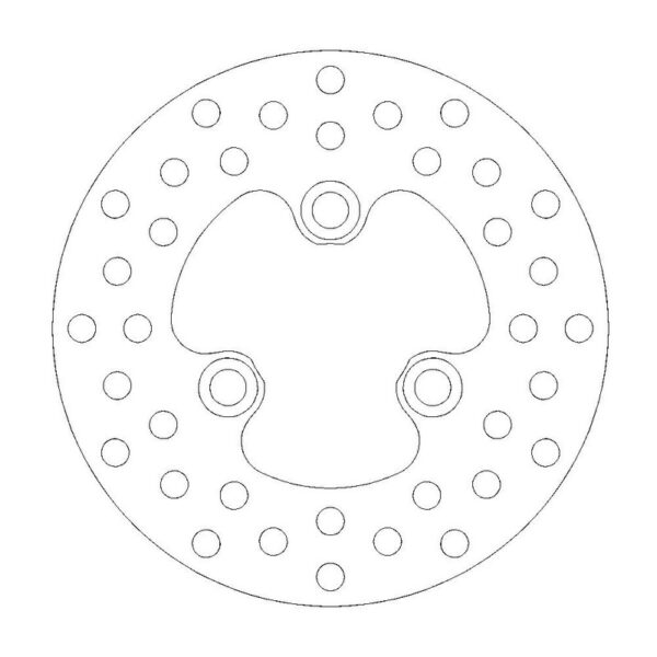 MMT Round Brake Disc Front LTR450 06-11 - 160MM