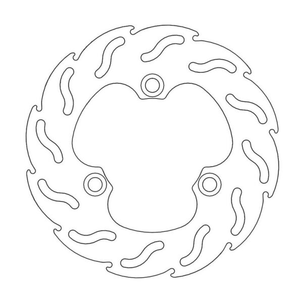 MMT Brake Disc Rear Flame LTR450 06-11 - 190MM
