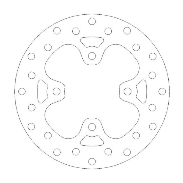 MMT Round Brake Disc F. fits for KTM XC Quad - 180MM