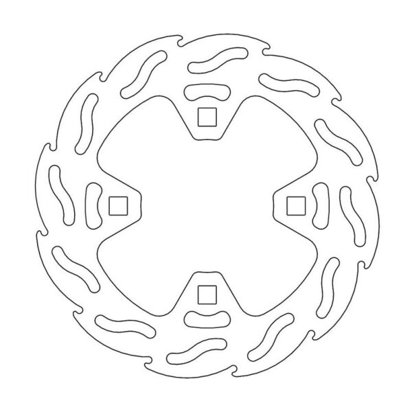 MMT Brake Disc R. Flame fits for KTM XC Quad - 200MM