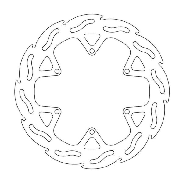 MMT Brake Disc Rear Flame BMW G450X 08-11 - 220MM