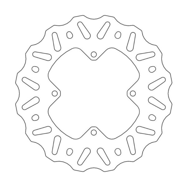 MMT Brake Disc Rear Nitro CR80/85 ..-07 CRF150 07-.. - 190MM