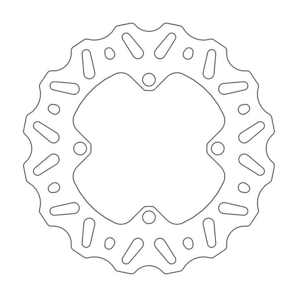 MMT Brake Disc Rear Nitro KX85 01-.. - 184MM