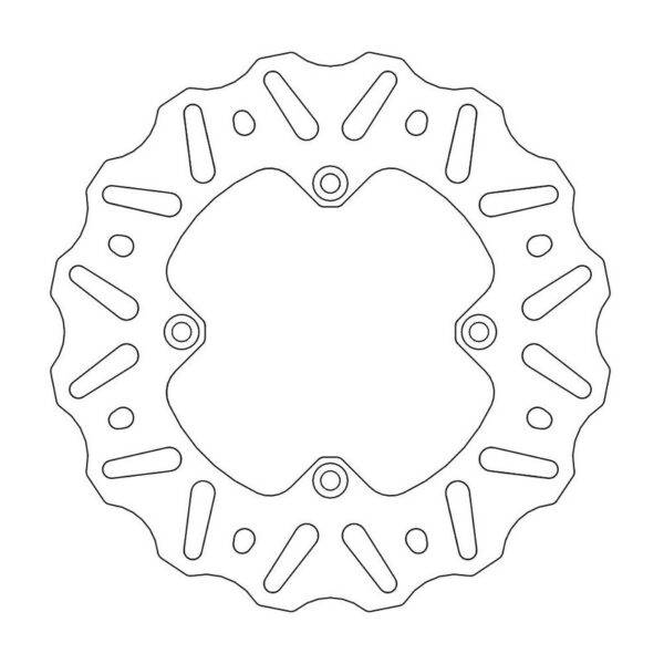 MMT Brake Disc Rear Nitro YZ80/85 93-.. YZ65 18-.. - 190MM