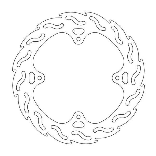 MMT Factory 4,4mm Flame rear disc Honda - 240MM