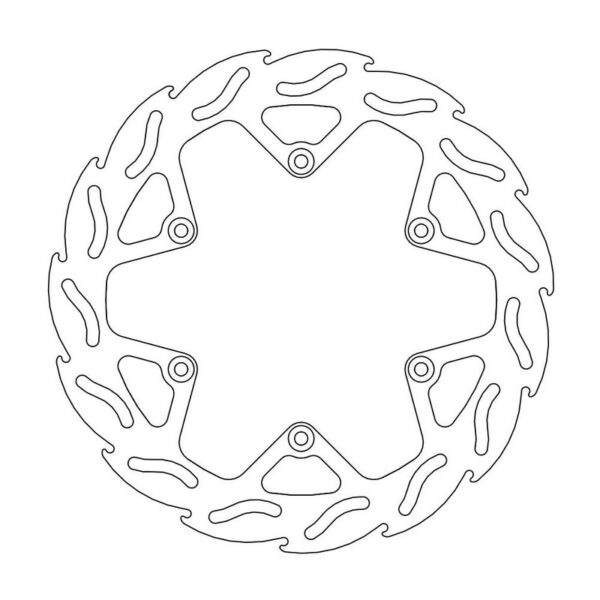 MMT Flame Front disc Yamaha WR, WRF, YZF -245MM