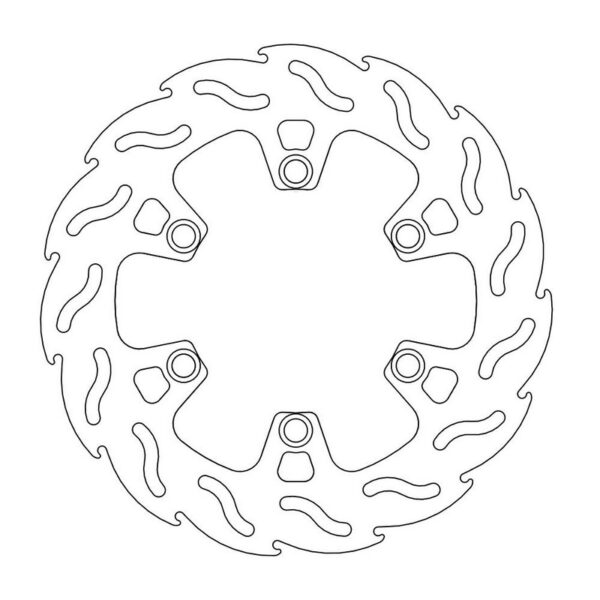 MMT Brake Disc Rear Flame KLX250R/SE/SR KLX650R - 230MM