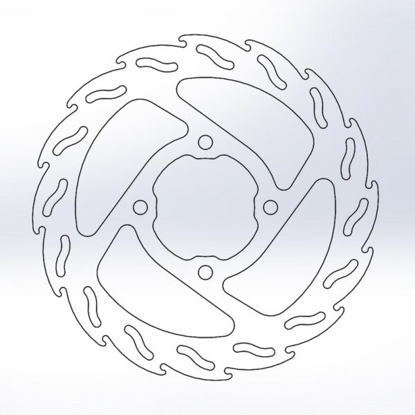 MMT Brake Disc R. Fl fits for SX65 04-22 TC65 17-22 160