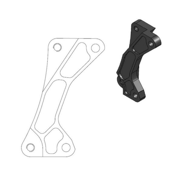 MMT Supermoto Street Adapter Kawasaki/Suzuki  KX450 06-14