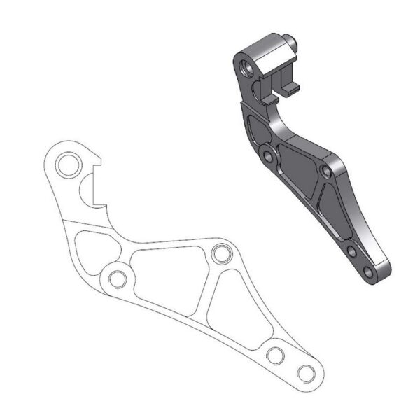MMT SM Street adapt 320mm fits for KTM/Husaberg 00-08