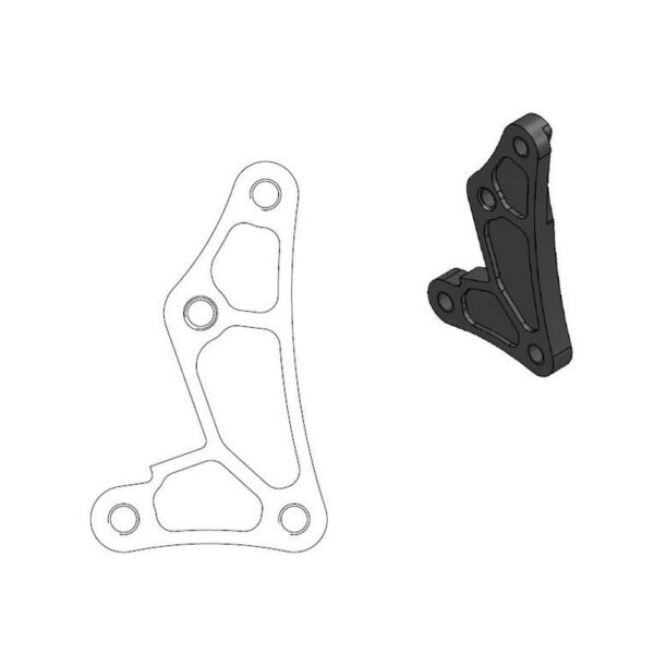 MMT Oversize 260 Adapter CRF150 07-..