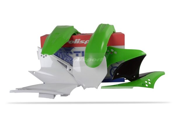 *Polisport Plastic Kit KX250F 06-08 Green/White (OEM07)
