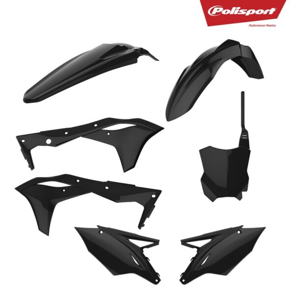 Polisport Plastic Kit KX250F 17-20 Black